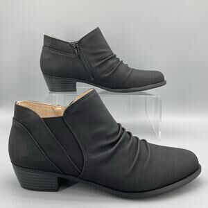 NEW Lifestride Women’s Aurora Ankle Boots Black Size 10W